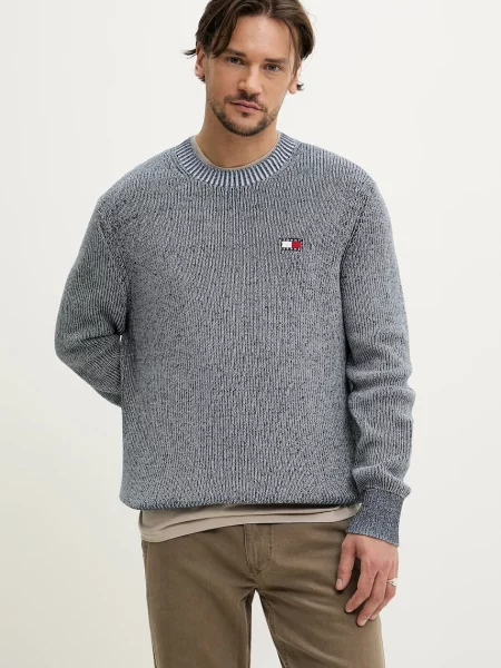 Tommy Jeans pulover de barbati marin light albastru
