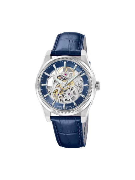 FESTINA Analogové hodinky Automatic watch Automatic Swiss Made' modrá