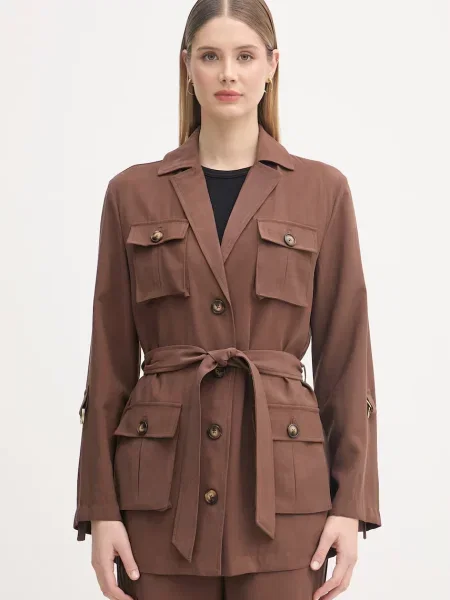 Gaudi jachetă pentru femei din vâscoză maro