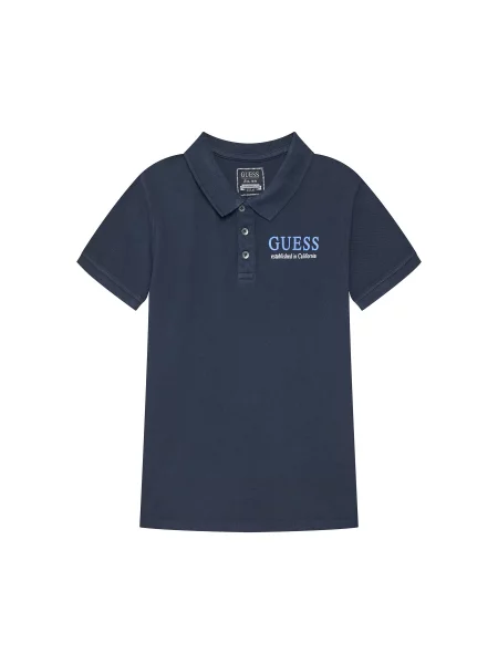 Guess Поло Regular Fit cиній