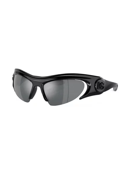 Veidrodinis saulės akiniai Dolce & Gabbana Eyewear juoda