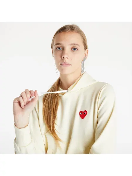 Dzianinowa bluza z kapturem Comme Des Garcons Play