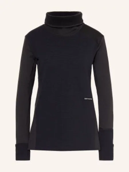 Ortovox Fleecová Mikina Fleece Cord S Merino Vlnou černá