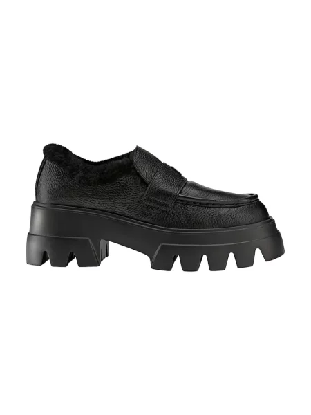 BOGNER mocasini pentru femei din piele SAPPORO negru