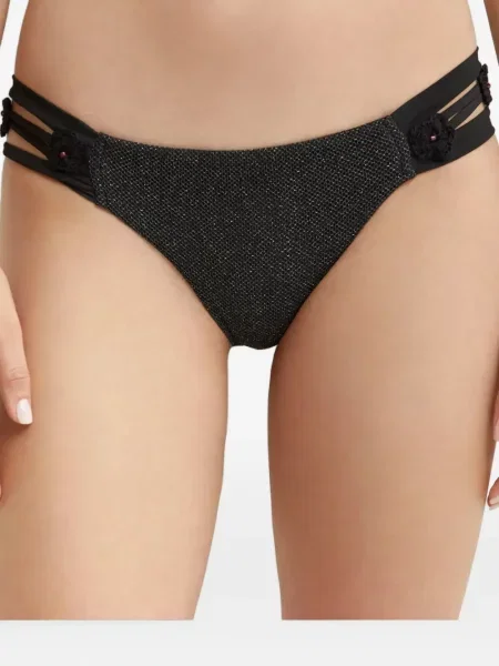 Bikini Del Maar cu model floral negru