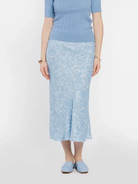 Спідниця міді Arber блакитний