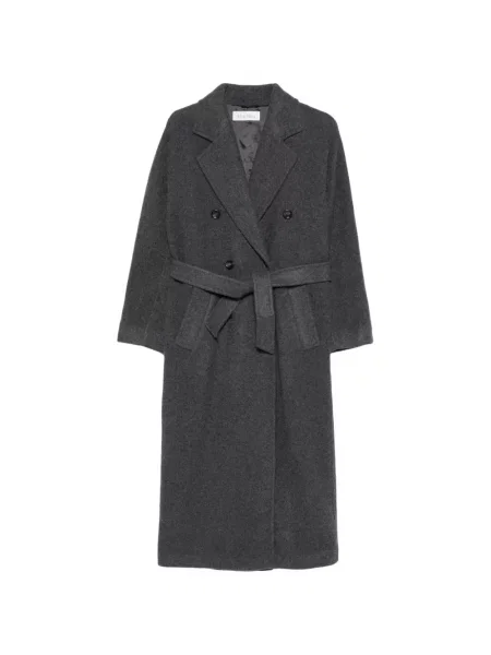 Palton Max Mara din jerseu gri