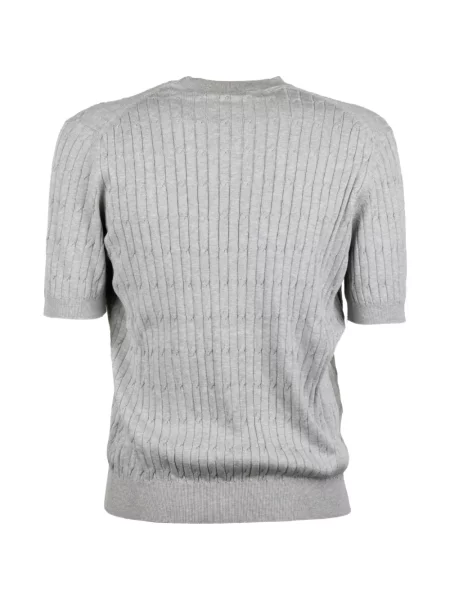 Tricou Peserico cu nervuri gri