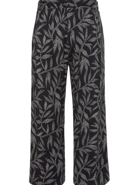 LASCANA Pantaloni bej negru