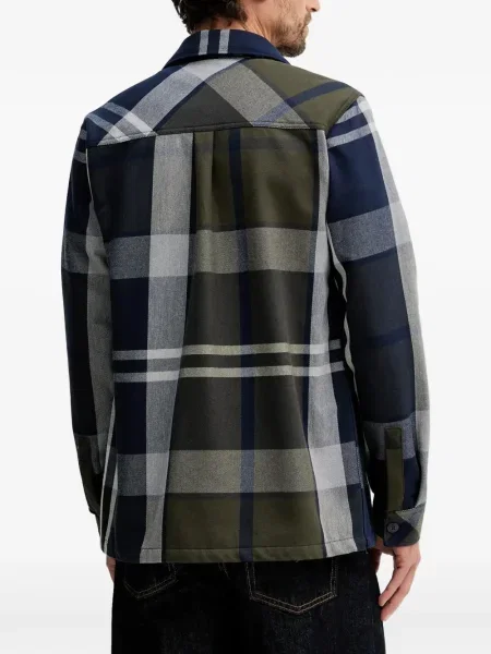 Kostkovaná košile Barbour zelená