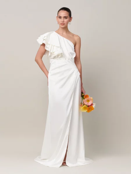 Sável Rochie REBECCA GOWN' alb
