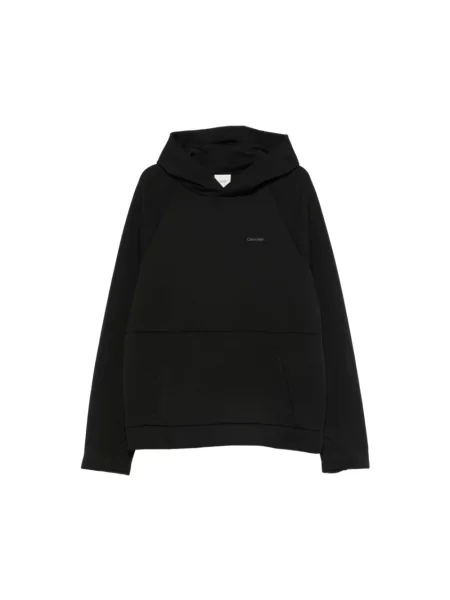 Bluza z kapturem Calvin Klein z kapturem czarna