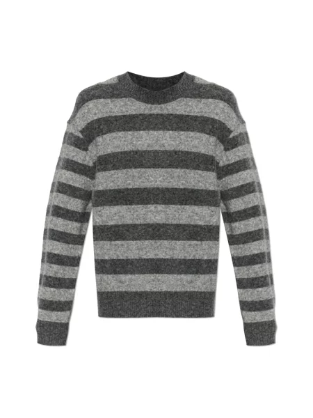 Sweter Officine Generale wełniany szary