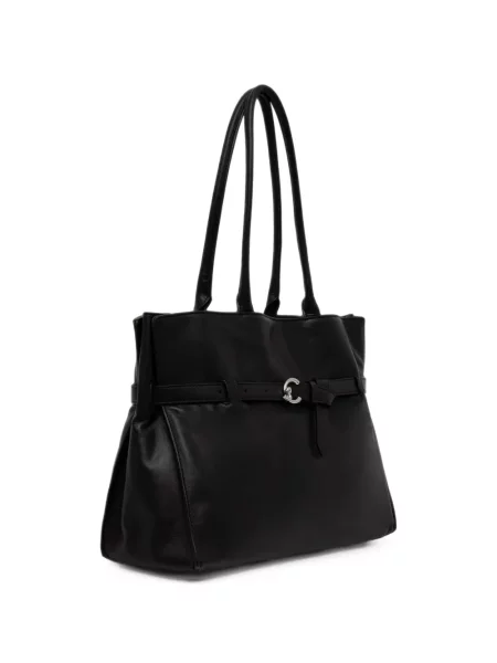Geantă shopper Coccinelle din piele negru