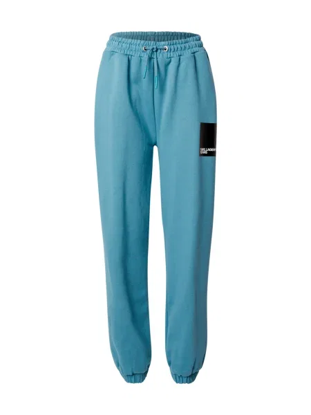 KARL LAGERFELD JEANS Pantaloni azuriu / negru alb
