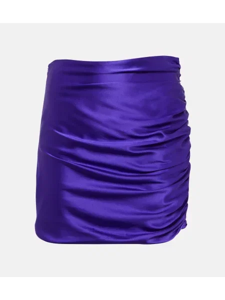 Fustă The Sei de mătase violet