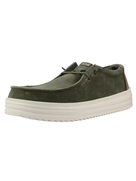 Sneakersy Hey Dude zamszowe zielone