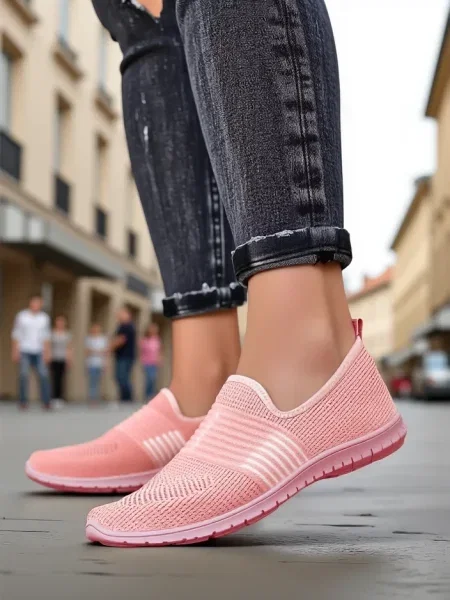 Teniși Resti slip-on alb