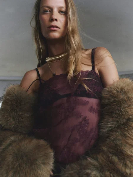 Майка MANGO бордовий