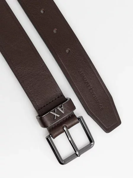 Кожаный ремень Armani Exchange с ремешками