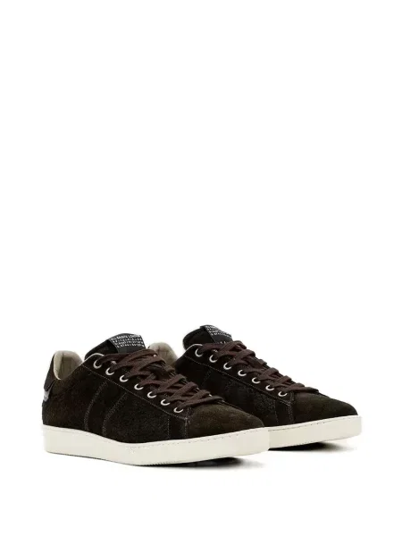 Fűzős szarvasbőr sneaker Allsaints barna