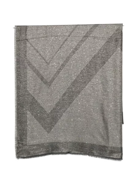 Fular Missoni cu paiete negru