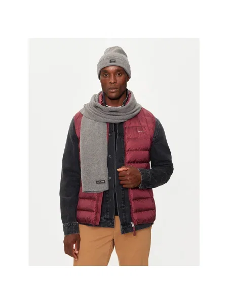 JACK & JONES Sál JACDna szürke melír / fekete fehér