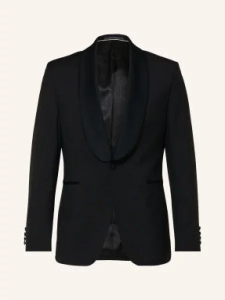 Wilvorst Marynarka Smokingowa O Kroju Slim Fit schwarz