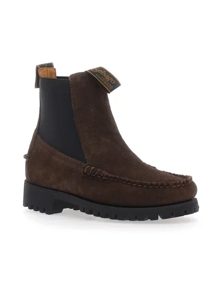 Botki Sebago zamszowe brązowe