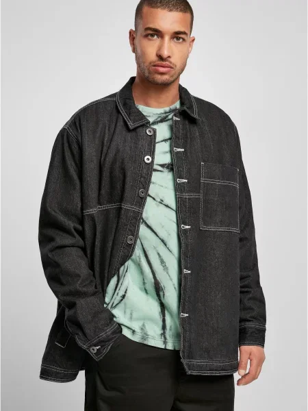 Дънково яке Urban Classics черно