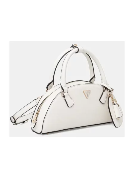 Guess torebka crossbody z imitacji skóry ISOBEL beżowa