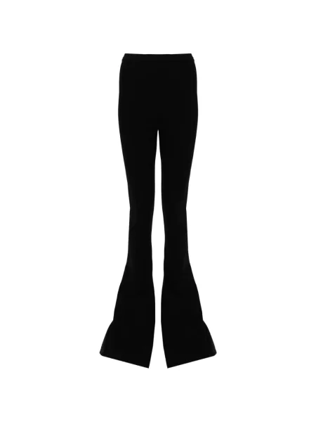 Pantaloni Rick Owens Lilies evazate negru