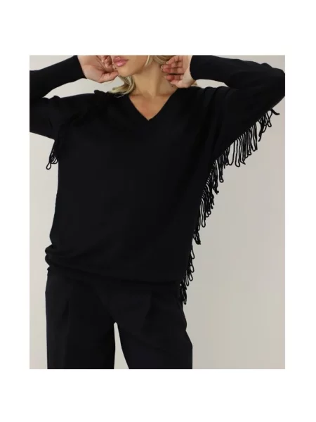 Sweter Twinset czarny