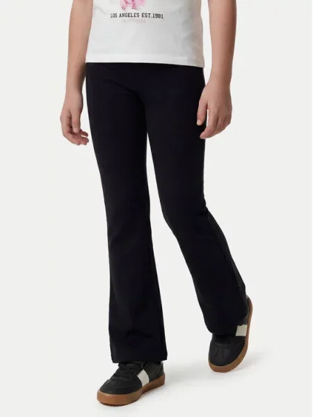 Guess Legginsy Flared Fit czarny