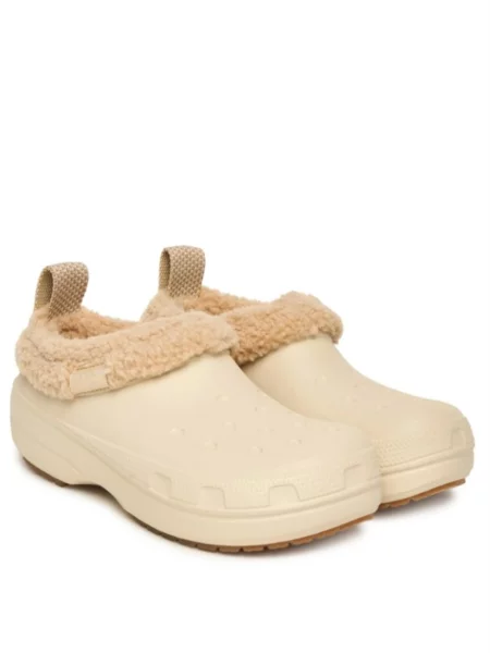 Сабо Crocs бежевые