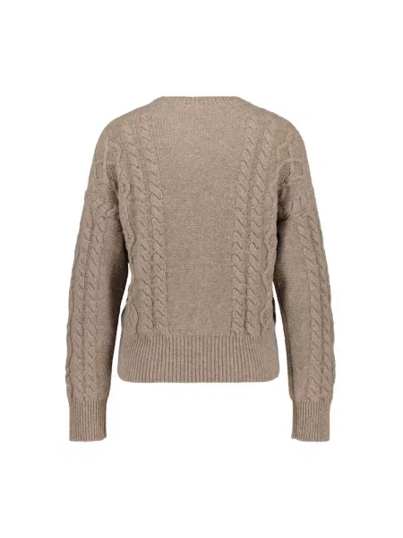Sweter Max Mara brązowy