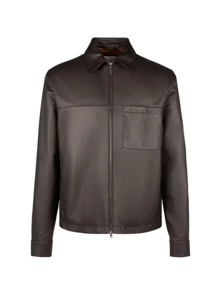 Кожено яке Tod's кафяво