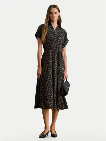 Lauren Ralph Lauren Palaidinės tipo suknelė tamsiai / šafrano mėlyna