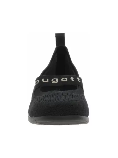 Baleríny Bugatti čierna