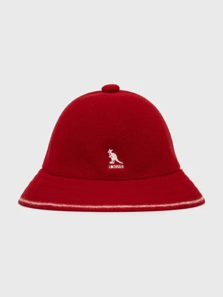 Шерстяная шляпа Kangol красная