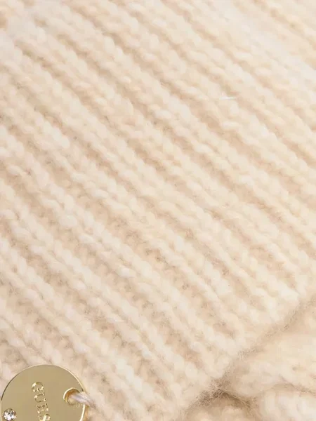 Перчатки Guess бежевые