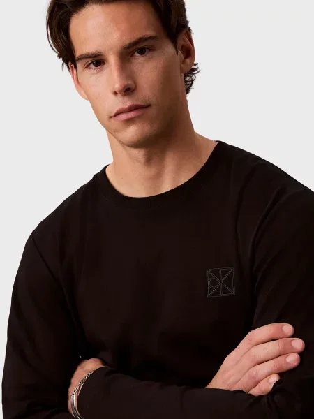 Лонгслив Calvin Klein черный