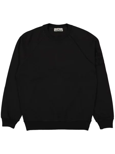 Hanorac Stone Island cu strasuri negru