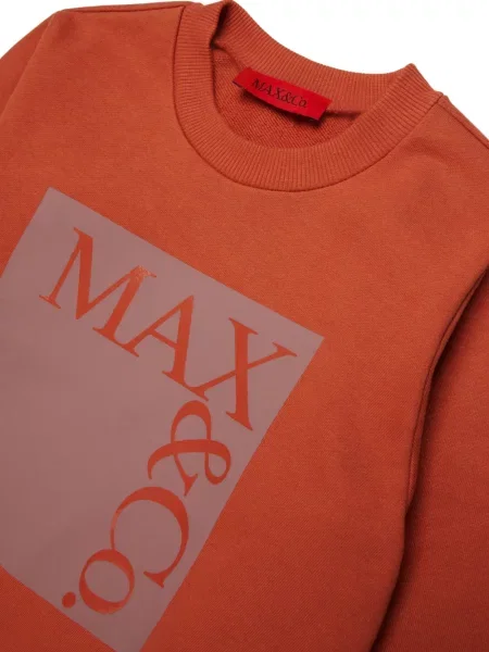 Sweter dziecięcy Max&co. pomarańczowy