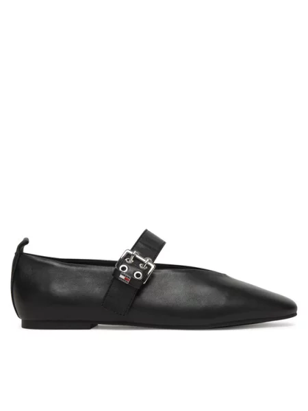Balerinke Tommy Jeans Tjw Ballerina Buckle crna