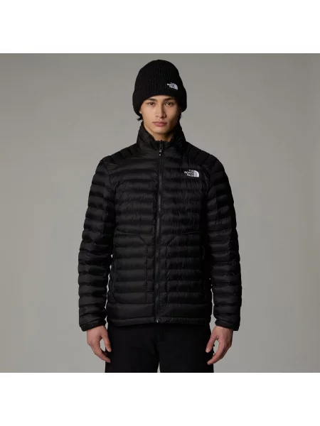 Geacă de puf pentru bărbați The North Face Huila Synthetic negru/gri asfalt negru
