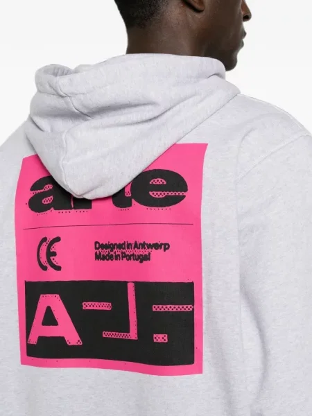 Hoodie Arte Antwerp με σχέδιο γκρι