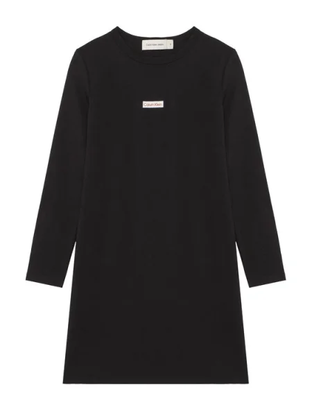 Calvin Klein Jeans Ежедневна рокля черен