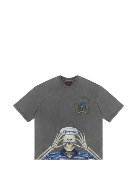 Golf tricou Godspeed cu imagine gri