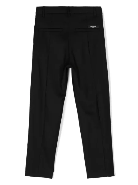 Dětské kalhoty Balmain černé